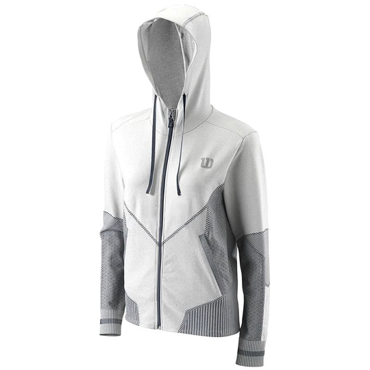 Wilson Rush Pro Seamless Hooded Jacket, Naisten padel ja tennis villapaita