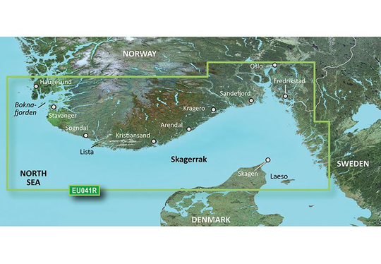 Garmin Oslo-Skagerak-Haugesund microSD™/SD™-kortti, Kartat & Ohjelmistot