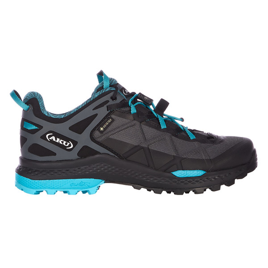 Aku Rocket Dfs Gtx Ws - Black/turquoise - Naiset - 8 - Partioaitta