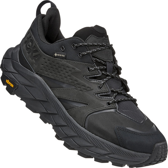 Hoka M Anacapa Low Gtx - Black / Black - Miehet - 7,5 - Partioaitta