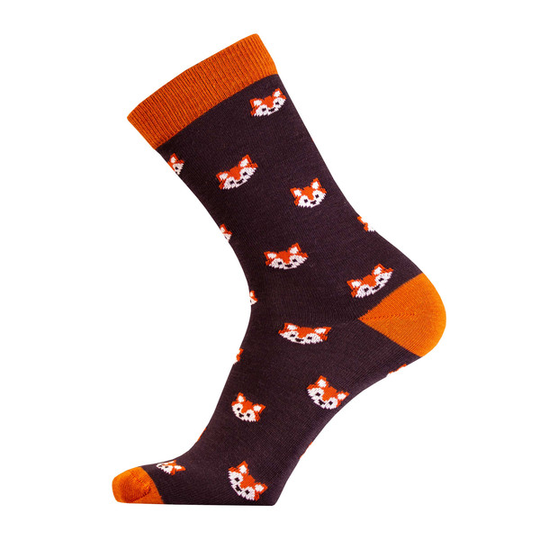 Sukkamestarit Merinovillasukat - Kettu Aw Terracotta - Unisex - 35-38 - Partioaitta