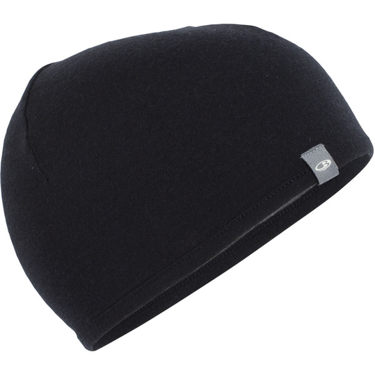 Icebreaker Unisex Pocket Hat - Black/gritstone Hthr - Unisex - OneSize - Partioaitta
