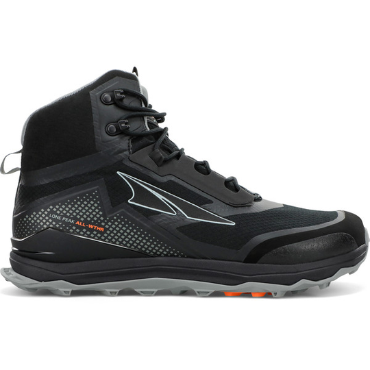 Altra Lone Peak All-wthr Mid M - Black - Miehet - US 7 - Partioaitta