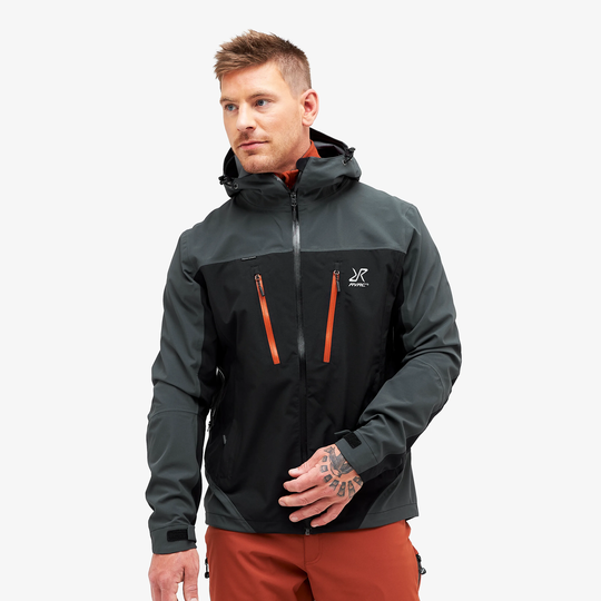Silence Proshell Jacket Miehet Black/Rusty 2.0, Koko:M - Ulkoilutakki, Kuoritakki & Tuulitakki