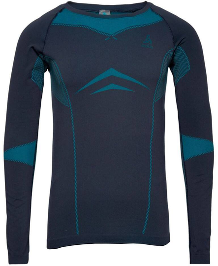 Odlo Men's Performance Evolution Warm Long-Sleeve Baselayer Top