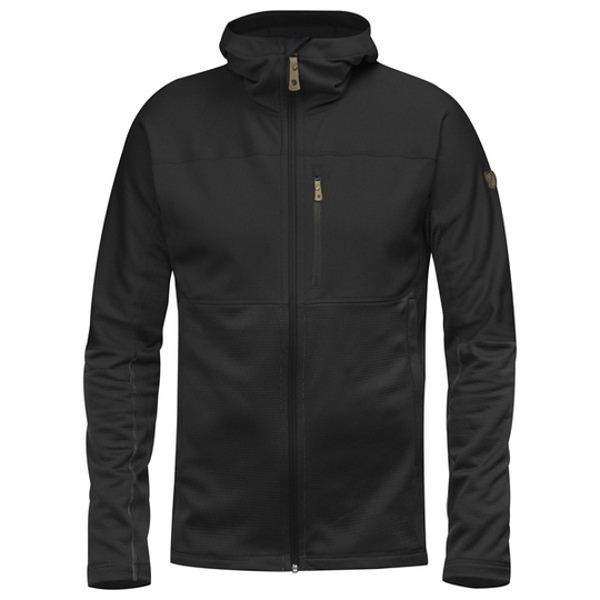 Fjällräven Abisko Trail Fleece M - Black - Miehet - L - Partioaitta