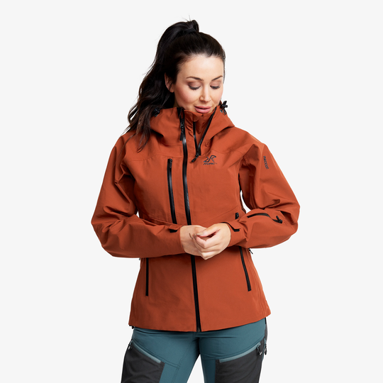 Cyclone Rescue Jacket 2.0 Naiset Rusty Orange, Koko:L - Ulkoilutakki, Kuoritakki & Tuulitakki