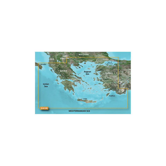 Garmin Aegean Sea&Sea of Marmara microSD™/SD™-kortti:VEU015R, Kartat & Ohjelmistot