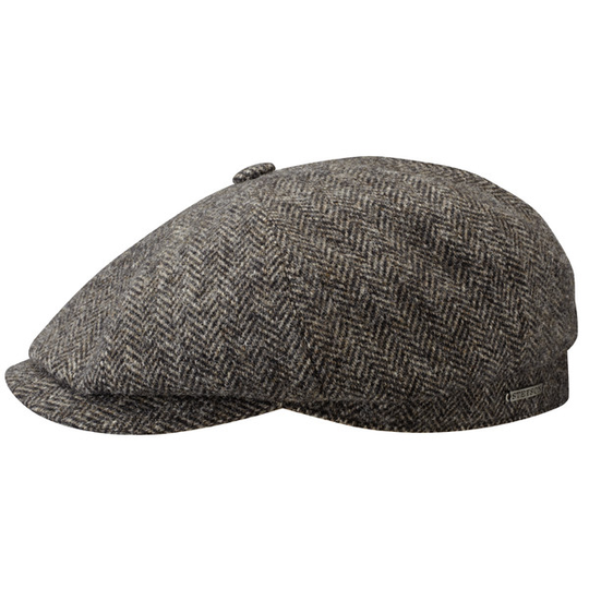 Stetson Hatteras Woolrich Herringbone - Grey - Unisex - 58 - Partioaitta