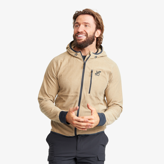Trekker Hoodie Miehet Khaki, Koko:L - Miehet > Paidat > Hupparit