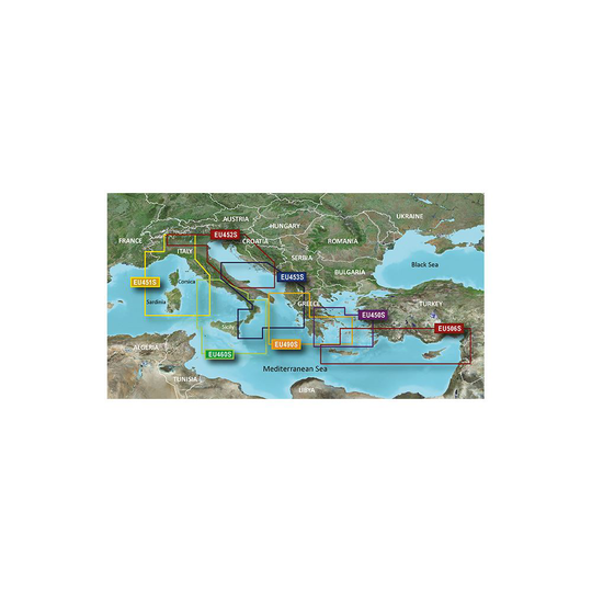 Garmin Ateena ja Kykladit microSD™/SD™-kortti: VEU450S, Kartat & Ohjelmistot