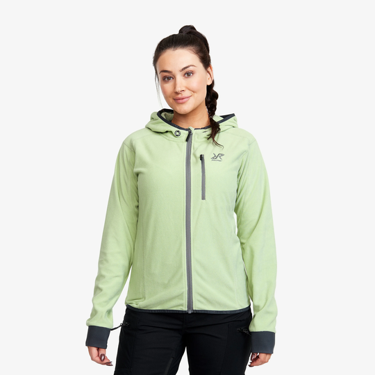 Trekker Hoodie Naiset Smoke Green, Koko:L - > Paidat > Hupparit
