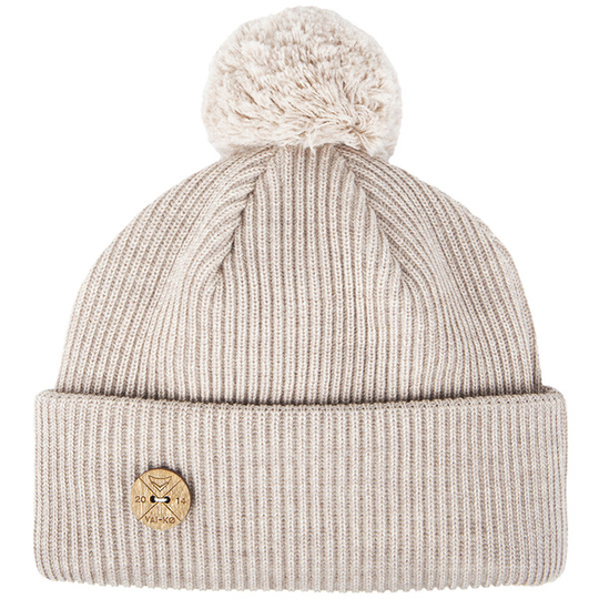VAI-KO Timberjack Pom Beanie - Beigemele - Unisex - OneSize - Partioaitta