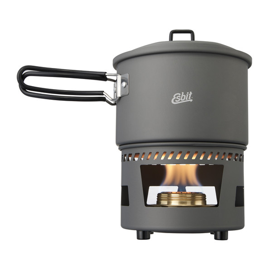 Esbit Cookset With Alcohol Burner, 1500 Ml - Nocolor - 1,5L - Partioaitta