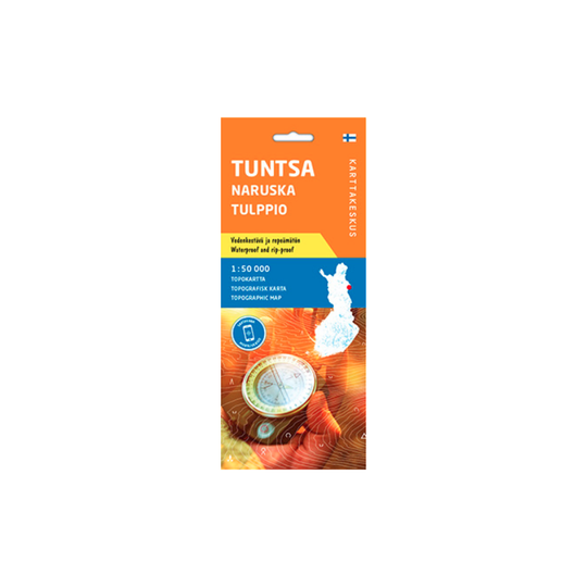 Karttakeskus Tuntsa Naruska Tulppio 1:50 000