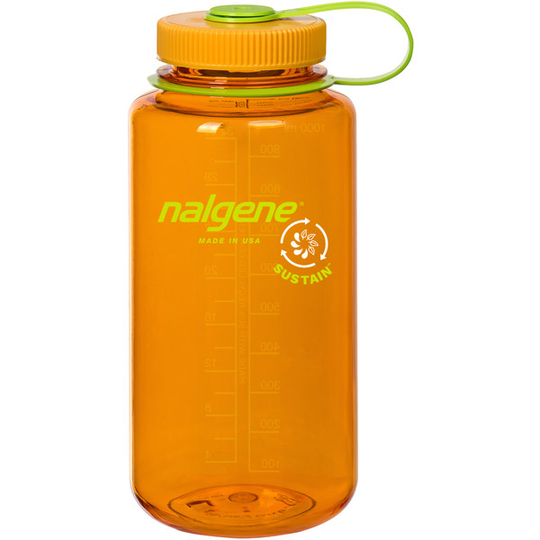 Nalgene Wide Mouth 1.0l Sustain - Clementine - OneSize - Partioaitta