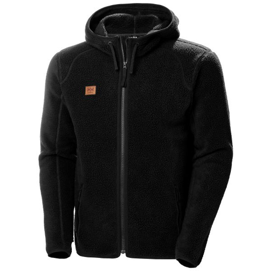 Helly Hansen Workwear HERITAGE PILE 72183_990-S Huppari musta, tekoturkis S