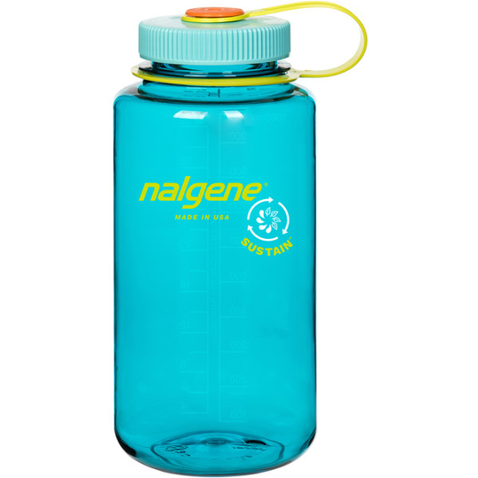 Nalgene Wide Mouth 1.0l Sustain - Cerulean - OneSize - Partioaitta