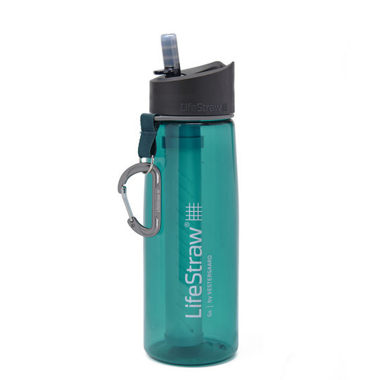 LifeStraw Go water filter bottle 650ml, vedenpuhdistuspullo, teal
