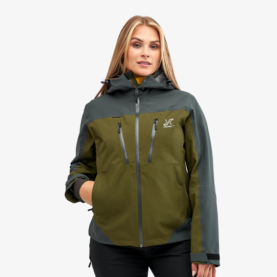 Silence Proshell Jacket Naiset Dark Olive 2.0, Koko:L - Ulkoilutakki, Kuoritakki & Tuulitakki