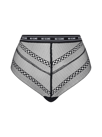 No icons high-waisted full brief -alushousut