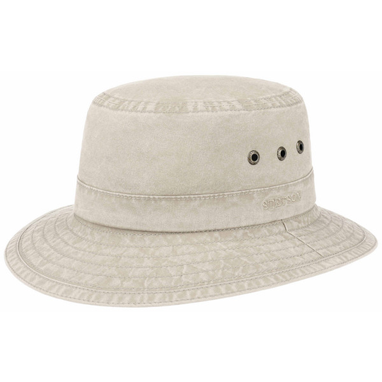Stetson Bucket Delave Organic Cotton - Off White - Unisex - M - Partioaitta