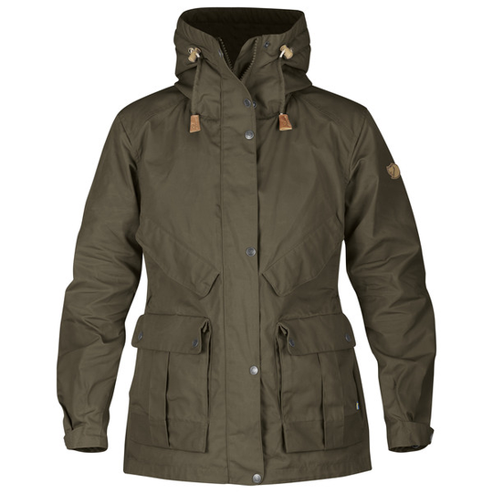 Fjällräven Jacket No. 68 W - Dark Olive - Naiset - L - Partioaitta