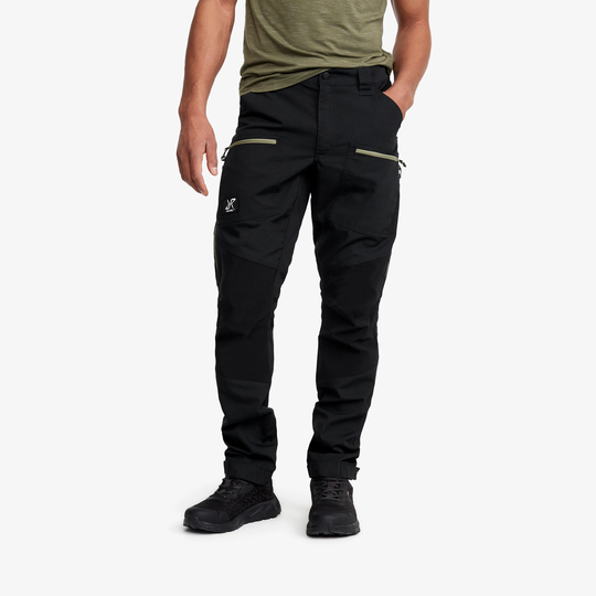 Nordwand Pro Pants Miehet Black/Aloe, Koko:XL -