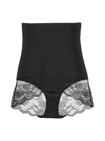 Hi waist lace brief -alushousut