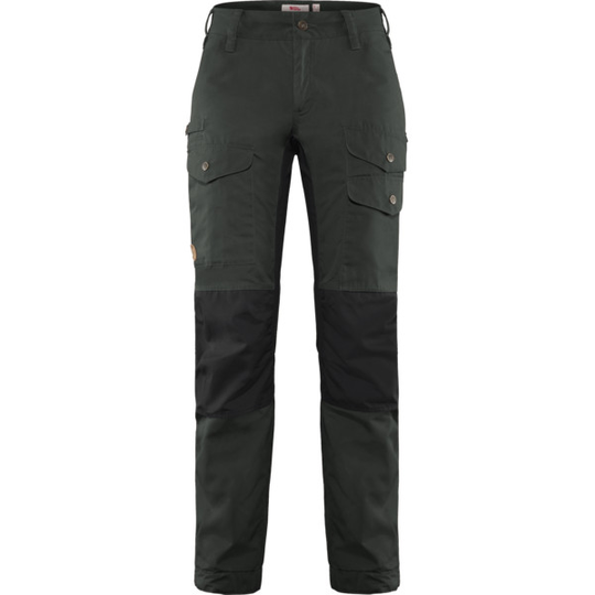 Fjällräven Vidda Pro Ventilated Trs W Reg - Dark Grey-black - Naiset - 46 - Partioaitta