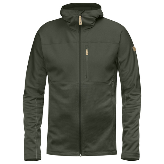 Fjällräven Abisko Trail Fleece M - Deep Forest - Miehet - L - Partioaitta