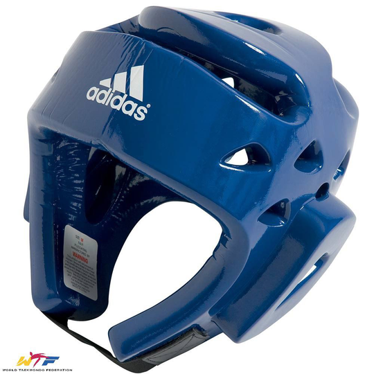 Adidas Päänsuoja Taekwondo WTF Sininen, Pääsuojat