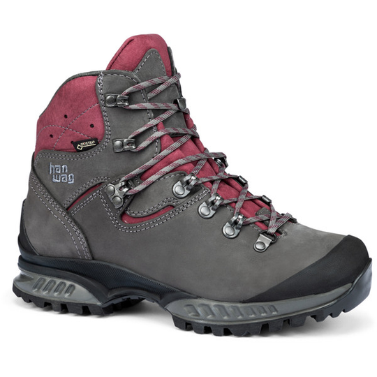 Hanwag Tatra Ii Wide Lady Gtx - Asphalt/dark Garnet - Naiset - 3,5 - Partioaitta