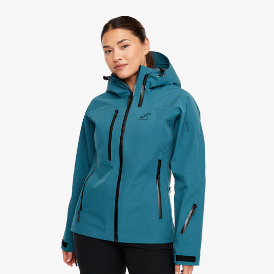 Cyclone Rescue Jacket 2.0 Naiset Ocean Teal, Koko:L - Ulkoilutakki, Kuoritakki & Tuulitakki
